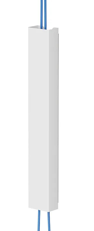 NEOMOUNTS MAGNETIC CABLE COVER FOR SIT/STAND DESK FRAMES, MULTIPLE CABLES, WHITE