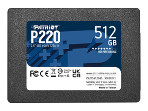 PATRIOT P220 SATA 3 512GB SSD 