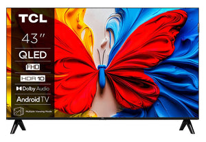 TV Set|TCL|43 "|Full HD|1920 x 1080 pixels|Flat|16:9|QLED|43V5C
