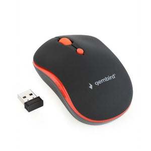 MOUSE USB OPTICAL WRL BLACK/RED MUSW-4B-03-R GEMBIRD