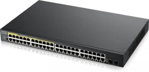 ZYXEL GS1900-48HP V2, 48-PORT GBE L2 SMART SWITCH, 170 WATT RACKMOUNT (5Y WARRANTY)