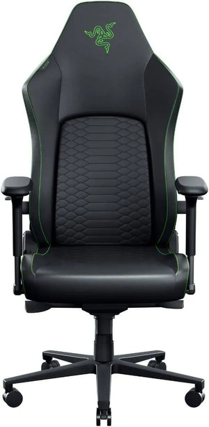 Razer Ergonomic Gaming Chair with Breathable Comfort | Iskur V2 NewGen | Black/Green