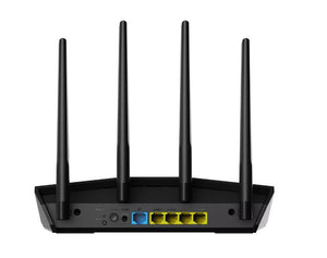 Wireless Router|ASUS|Wireless Router|Mesh|Wi-Fi 5|Wi-Fi 6|IEEE 802.11a/b/g|IEEE 802.11n|1 WAN|4x10/100/1000M|Number of antennas 4|RT-AX57