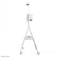 NEWSTAR MOBILE FLAT SCREEN FLOOR STAND (HEIGHT: 110 - 144 CM) 32-65" WHITE