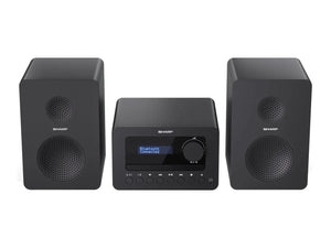 Sharp XL-B520D(BK) Tokyo Hi-Fi Micro System 2.0, FM/DAB/DAB+/USB, CD, Bluetooth 5.0, Aux-in, Black | Sharp | Tokyo Hi-Fi Micro System 2.0 | XL-B520D(BK) | Bluetooth | Black