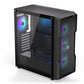 Case|ENDORFY|Regnum 400 ARGB|MidiTower|Case product features Transparent panel|Not included|ATX|MicroATX|MiniITX|Colour Black|EY2A009