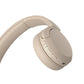 Sony | Wireless Headphones | WH-CH520 | Wireless | On-Ear | Microphone | Beige | Noise canceling | Wireless