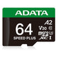 MEMORY MICRO SDXC 64GB UHS-I/UD64GUI3V30A2SP-RA1 ADATA