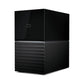 External HDD|WESTERN DIGITAL|My Book Duo|24TB|USB 3.0|USB 3.1|Drives 2|Black|WDBFBE0240JBK-EESN