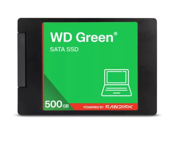 SSD|SANDISK|Green|POWERED BY SANDISK|500 GB|Serial ATA III|Read speed 545 MB/s|2.5"|WDS500G5G0A