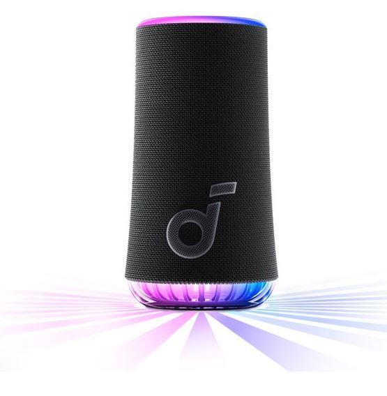 Portable Speaker|SOUNDCORE|Glow|Black|Portable/Wireless|1xUSB-C|Bluetooth|A3166G11