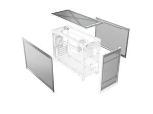 Case|MONTECH|micro ATX/Mini-ITX|White|Mini Tower|PC|Ten|TEN(W)