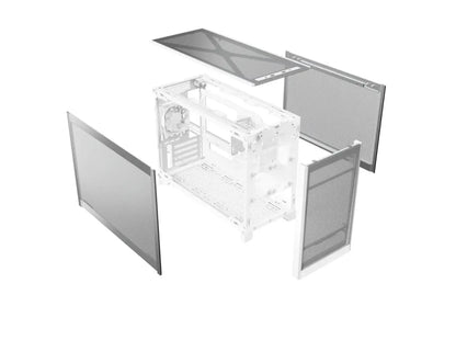 Case|MONTECH|micro ATX/Mini-ITX|White|Mini Tower|PC|Ten|TEN(W)