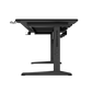 Genesis | Modular Gaming Desk | Holm 160 RGB | Anthracite Black