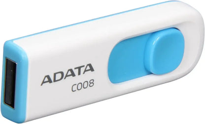 ADATA | C008 | 64 GB | USB Type-A | White/Blue