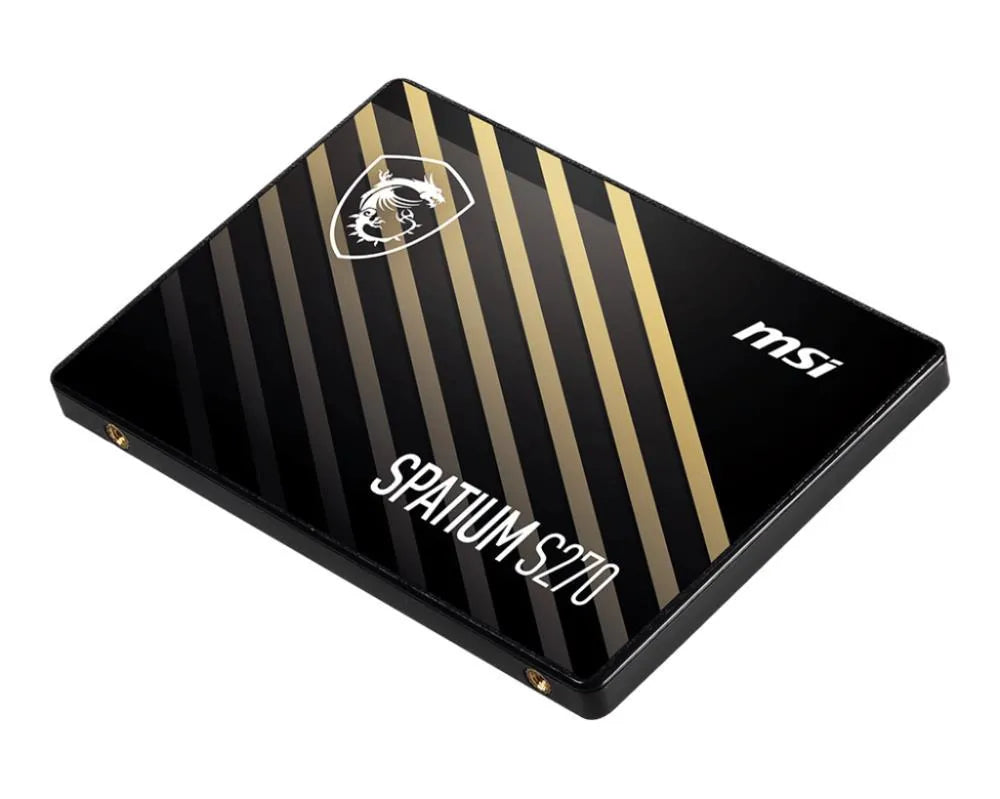 SSD|MSI|SPATIUM S270|240GB|SATA|3D NAND|Write speed 400 MBytes/sec|Read speed 500 MBytes/sec|2,5"|TBW 250 TB|MTBF 2000000 hours|S78-440N070-P83