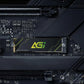 SSD|AGI|600xTBW rating|MTBF 1600000 h|Read speed 4700 MB/s|Write speed 2800 MB/s|NVMe Yes|PCI Express 4.0|M.2|1000 GB|AGI1T0G43AI818-CB