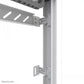 NEOMOUNTS FLOOR-TO-WALL MOUNT 65-105" - MOTORISED - WHITE