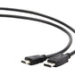 GEMBIRD cable DISPLAYPORT M -> HDMI M 1m