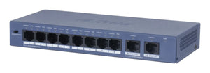 Switch|DAHUA|S3010-8ET2GT-90|Switch type Unmanaged|8xRJ-45 ports|RJ-45 Ports Type Fast Ethernet (10/100)|Power over Ethernet (PoE) Yes|S3010-8ET2GT-90