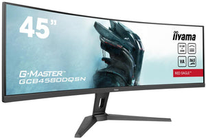 LCD Monitor|IIYAMA|GCB4580DQSN-B1|45"|Curved|Panel VA|5120x1440|32:9|165Hz|Matte|0.8 ms|Speakers|Height adjustable|Tilt|Colour Black|GCB4580DQSN-B1