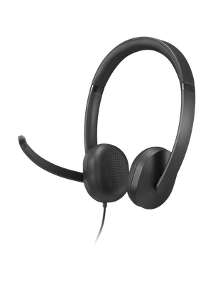 Lenovo Wired VoIP Headset 5000 (Teams) | Built-in microphone | USB Type-A, USB Type-C | Black