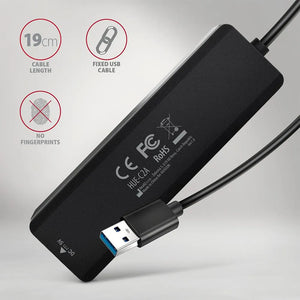I/O HUB USB TRAVEL/0.19M HUE-C2A AXAGON