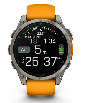 SMARTWATCH FENIX 8 SAPPHIRE/ORANGE 010-02904-11 GARMIN