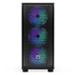 Case|ENDORFY|Arx 500 ARGB|MidiTower|Case product features Transparent panel|Not included|ATX|MicroATX|MiniITX|Colour Black|EY2A011