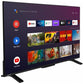 TV Set|TOSHIBA|50"|4K/Smart|3840x2160|Wireless LAN|Bluetooth|Android TV|Black|50UA2363DG