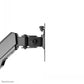NEOMOUNTS WALL MOUNTED SIT-STAND WORKSTATION (SCREEN, KEYBOARD & MOUSE)