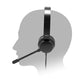 PORT CONNECT | USB Comfortable Stereo Office Microphone Headset | Built-in microphone | Wired | Black