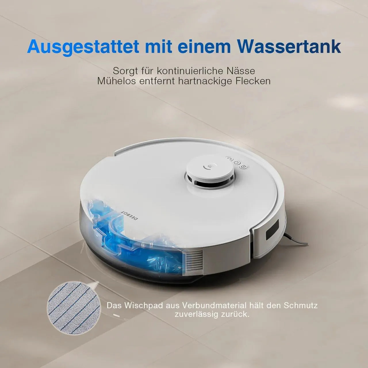 VACUUM CLEANER ROBOT/WHITE DEEBOT N20 ECOVACS