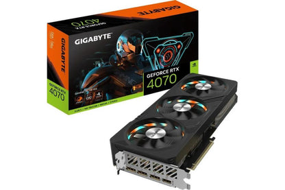 Graphics Card|GIGABYTE|NVIDIA GeForce RTX 4070|12 GB|GDDR6X|192 bit|PCIE 4.0 16x|Dual Slot Fansink|1xHDMI|3xDisplayPort|GV-N4070GAMINGOCV2-12GD