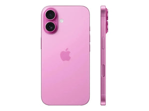 Apple | iPhone 16 | Pink | 6.1 " | 2556 x 1179 pixels | OLED | A18 | Internal RAM 8 GB | 128 GB | Dual SIM | Nano SIM | 5G | Main camera resolution 48 MP | iOS 18 | Secondary camera resolution 12 MP
