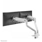 NEOMOUNTS SELECT DESK MOUNT, DOUBLE DISPLAY (TOPFIX CLAMP &GROMMET) WHITE