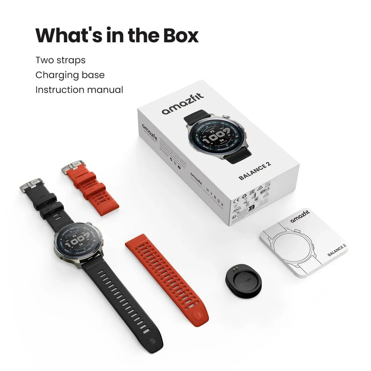 SMARTWATCH AMAZFIT BALANCE 2/BLACK W2429GL1N HUAMI