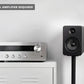 KANTO AUDIO PAIR - PASSIVE SPEAKERS WITH 1" SILK DOME TWEETER AND 5.25" KEVLAR WOOFER - BLACK