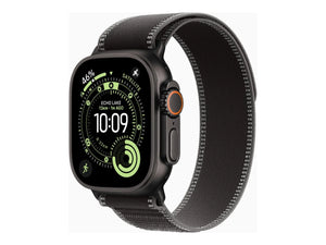 Apple Watch Ultra 3 GPS + Cellular 49mm Black Titanium Case with Black/Charcoal Trail Loop - S/M | Apple