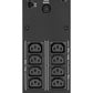 Back UPS Pro BR 1600VA, Sinewave,8 Outlets, AVR, LCD interface