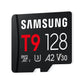 Samsung T9 | MicroSD Card | 128 GB | microSDXC | Flash memory class U3, V30, A2