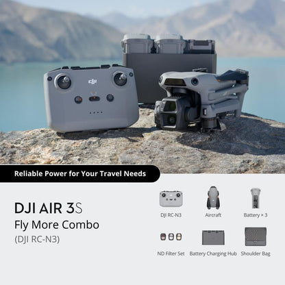 Drone|DJI|Air 3S Fly More Combo (DJI RC-N3)|Consumer|CP.MA.00000815.02