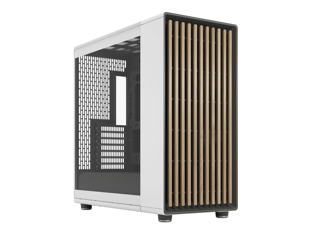 Fractal Design Computer Case | North XL | Chalk White TG Clear | ATX | Power supply included No