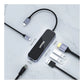 UNITEK D1084A Hub USB-C 3x USB-A 3.1