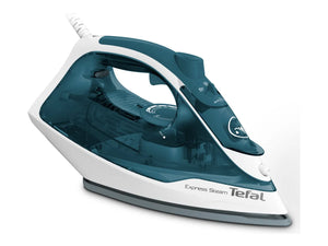 TEFAL | FV2839E0 | Steam Iron | 2400 W | Water tank capacity 270 ml | Continuous steam 40 g/min | Steam boost performance 185 g/min | Blue/White