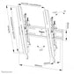 NEOMOUNTS SELECT SCREEN WALL MOUNT (TILT, VESA 400X400)