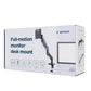 DISPLAY ACC MOUNTING ARM/17-32" BLACK MA-DA1-04 GEMBIRD