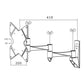 TV SET ACC WALL MOUNT BLACK/10-40" FPMA-W835 NEOMOUNTS