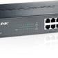 Switch|TP-LINK|16x10Base-T / 100Base-TX / 1000Base-T|TL-SG1016D