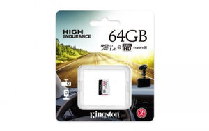 KINGSTON 64GB MICROSDXC ENDURANCE 95R/30W C10 A1 UHS-I CARD ONLY